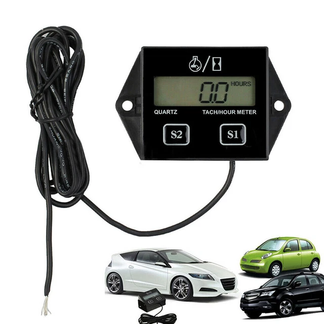 Tachymètre Numérique Samfox Bleu - Compteur Vitesse LED | Capteur Effet Hall