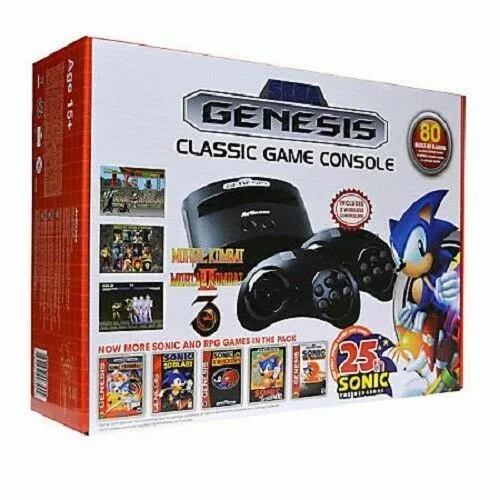 Sega Genesis Classic Mini Game Console w/ 80 Built-In Games BRAND NEW! SEALED!