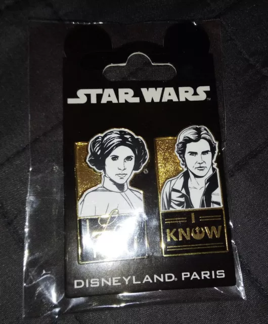 Han Leia I love you I know Star Wars Disney Land Paris Dlrp Dlp 2018 Pin