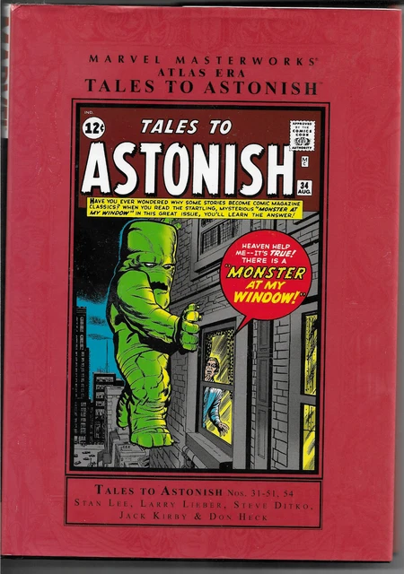 Marvel Masterworks Atlas Era Tales to Astonish Vol 4 HC Lee Kirby RARE OOP book