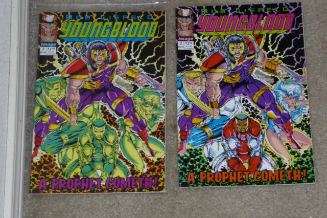 CYBERFORCE 6x, YOUNGBLOOD 7x with special ed.+variants -image comics-  see pics!