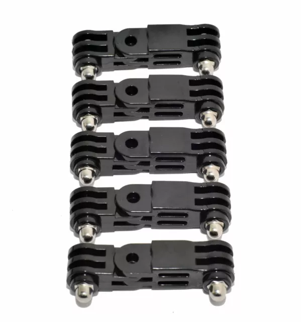 5pc Tres 3 Manera Pivote Brazo Soporte Montaje Recto Juntas Para GOPRO 10 ,9 ,8