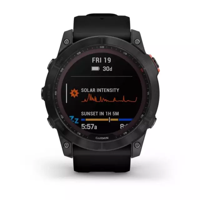 GARMIN FENIX 7X SOLAR Slate Grey Cinturino Nero 51mm multisport 010-02541-01 2