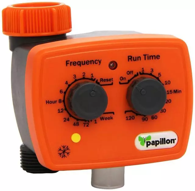 Programmatore Analogico Timer Irrigazione Acqua Giardino Tubo Centrale Batteria