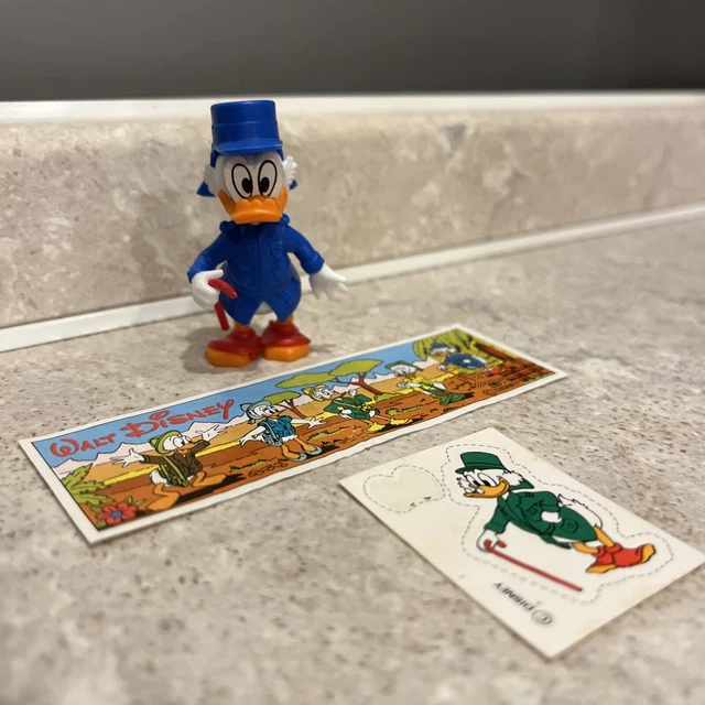 ZIO PAPERONE COMPONIBILI KINDER SAFARI 1989 WALT DISNEY Con Cartina E Adesivo