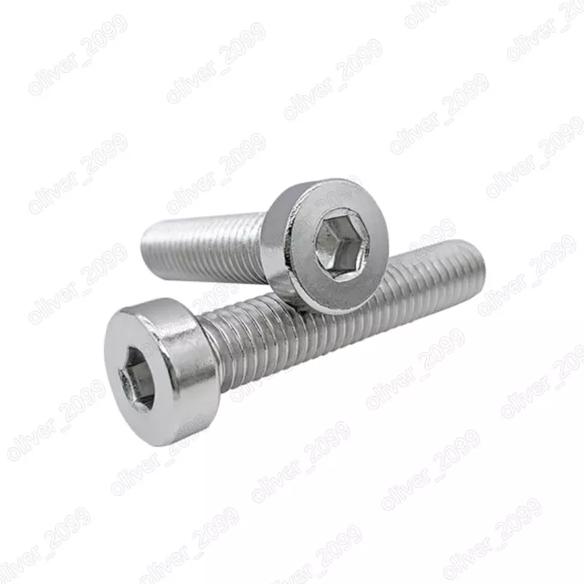 304 viti a testa esagonale in acciaio inox con testa bassa M3-M16