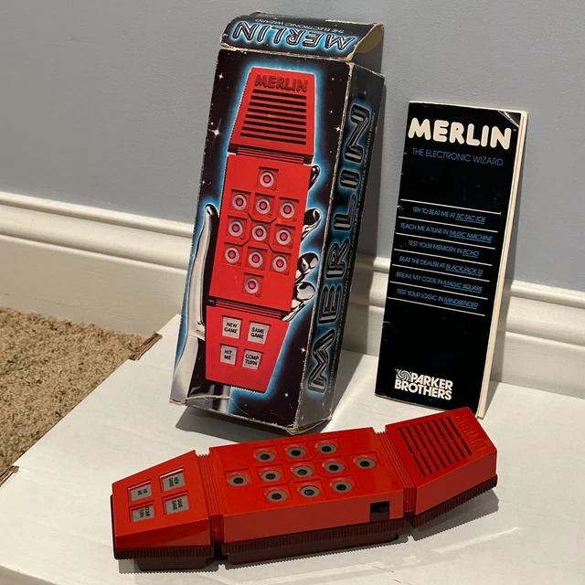 1978 MERLIN THE Electronic Wizard Game Parker Brothers Rare Box Manual