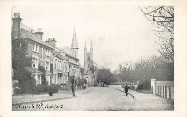 Ashford Church Road Early 1900'S Publisher De'ath