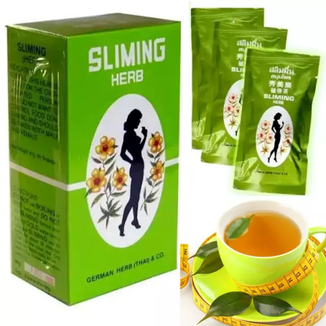 50 Bags Slimming Chinese Green Tea Herbal Burn Fat Diet Weight Detox Loss Drink