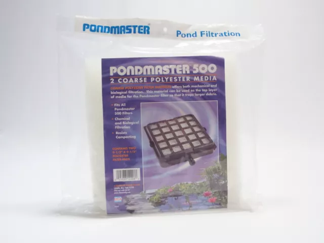 Pondmaster 12208 Coarse Replacement Media Pads - 2 Pack for PM 500 Pond Filter