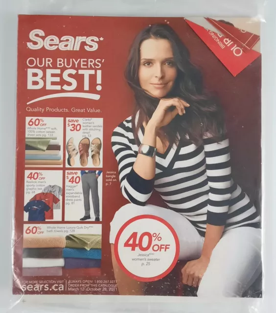 Sears Catalog 2011 Catalogue Our Buyers Best Clothing Home Canada Sealed