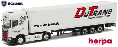 Herpa Scania CS20 HD 6x2 Avec Semi-remorque Frigo Chiltern – échelle 1/87 HO