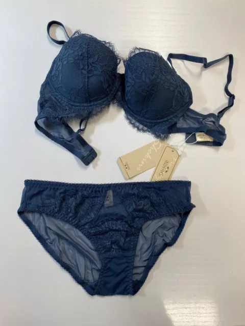 Shekini Completo Intimo Sexy Blu Taglia 34B