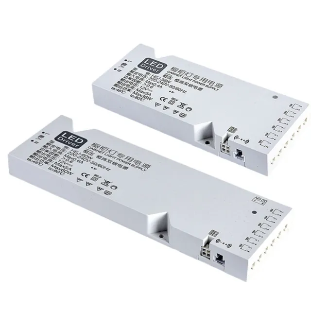 DC12V LED Cabinet Light Power Supply con buona dissipazione del calore e protezione IP20