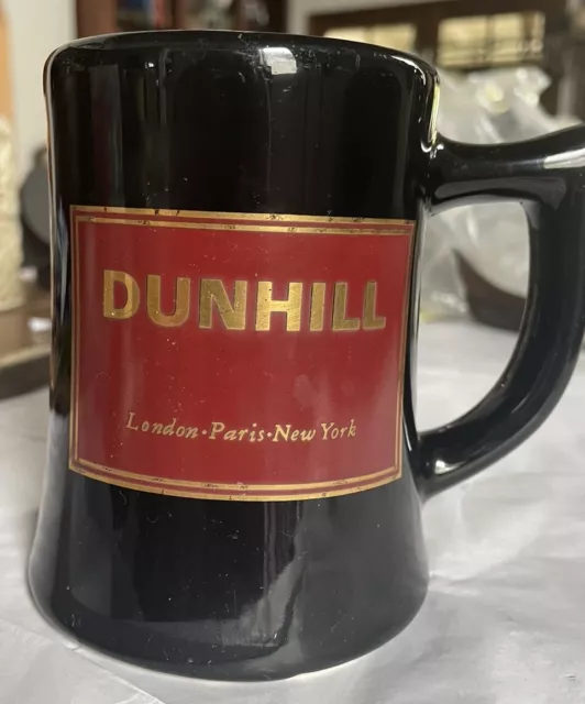 New Old Stock Dunhill Coffee Ceramic Mug London Paris New York Mint Condition