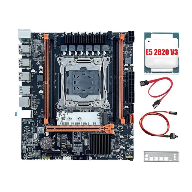 X99H DESKTOP MOTHERBOARD+E5 2620 V3 CPU B85 LGA2011-3 4X DDR4 REG ECC ...