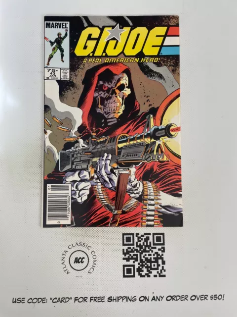 G.I. Joe # 43 NM- Marvel Comic Book Snake Eyes Duke Destro Storm Shadow 4 J214