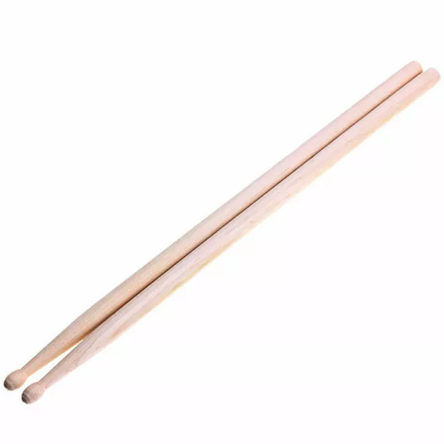 1 Pair 7A Maple Wood Lightweight Endearing Music Oval Tip Drumsticks Drum Sticks