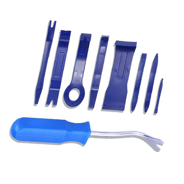 Plastic Trim Removal Pry Tool Set for Car Radio Panel Door Dash Clip Fasteners