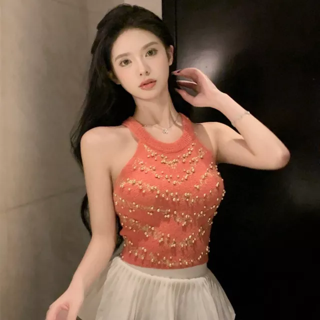 Xiaoxiangfeng Tank Top Summer Crop Top Fashion Short Top  Women