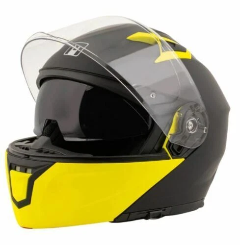 Casco Moto Modulare AGV Compact ST - Omologazione ECE 22-05, Visierino Parasole, Bianco, XS