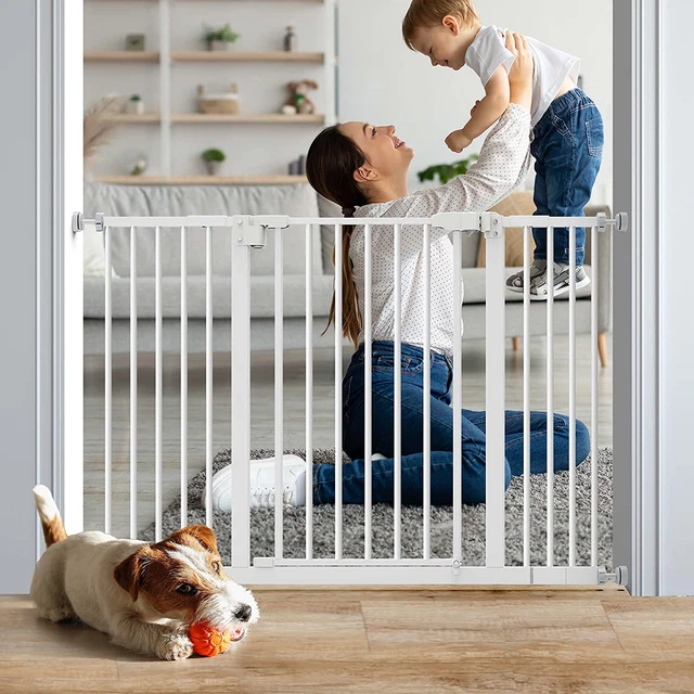 Ciays 29.1"-47.6", 30-in Height Baby Gate Extra Wide Puppy gate for doorways for
