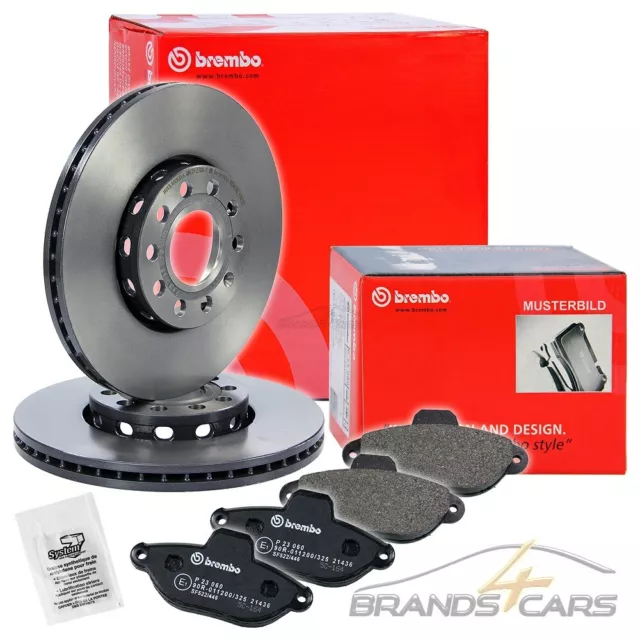 Brembo Coated Bremsscheiben Ø260 Belüftet+Beläge Vorne Für Renault Clio 3 Ab 05-