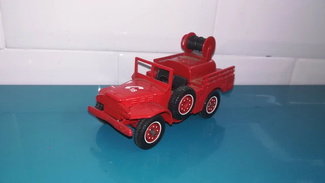 Solido Junior Démontable Motorisée - Voiture De Pompiers - Restaurée - France