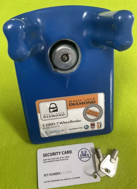 Bpw Diamond Caravan - High Security Wheel-Lock - S2005-7 - 2 Keys