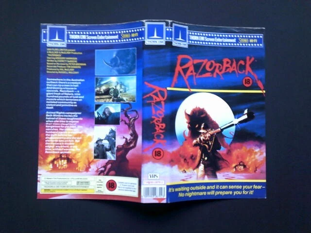 Razorback Small Box &RAZORBACK & BIG Box Vhs Video Tape Sleeve : Thorn Emi Label 1985. £4. ...