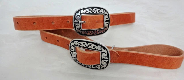 Uptug Straps 1" Harness Leather Breast Collar Horse Tack Jeremiah Watt Buckles