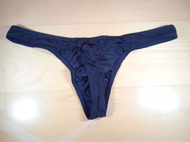 Tanga de chico / hombre NEGRO talla L (equivale a talla M) - Thong for men L 2