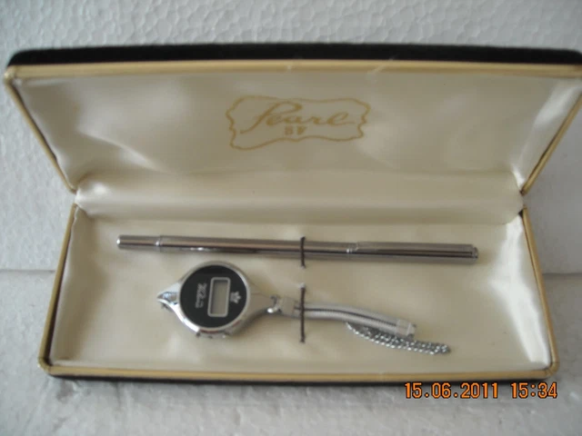 Parure 2 Pz Cromati Couvette "Pearl" Anni '80