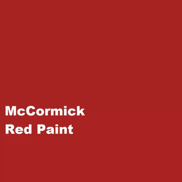 McCormick Tractor Red Paint Machinery Enamel 1Lt Paint Brush or Spray 1000ml