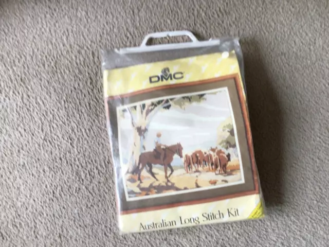 Dmc Australian Long Stitch Kit "The Drover"