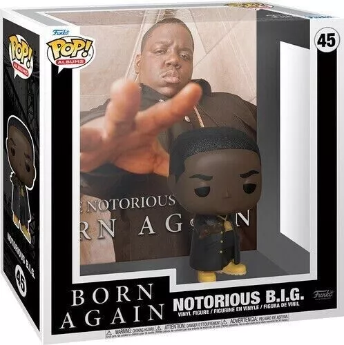 Pop Album Notorious B. I. G. Born di Nuovo 9.5cm Pop Vinile Figura Funko 45