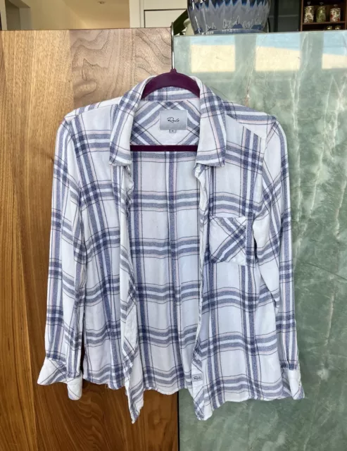 Rails Hunter Plaid Button Down Shirt Size XS