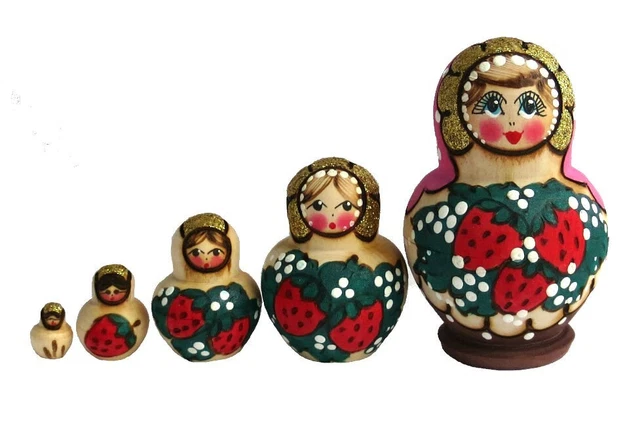 Poupées Russes Matriochka Peinte a La Main Artist Voronina - Moscou 5
