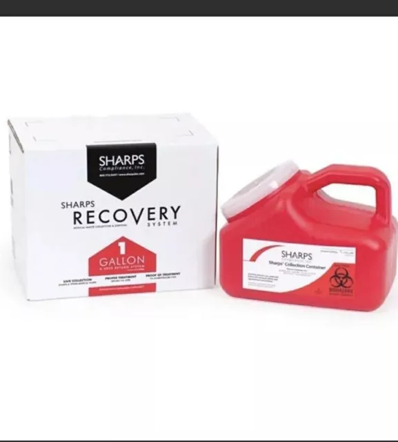 Mail System Pro-Tec 1 Gallon Mailback Sharps Container 11000-018 NonSterile