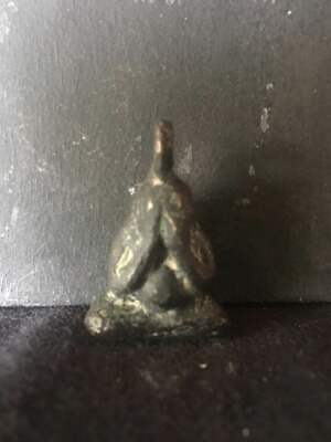 Amulet Talisman Buddha Divinity Sacred Pendant Figure Bronze Cambodia T62 3