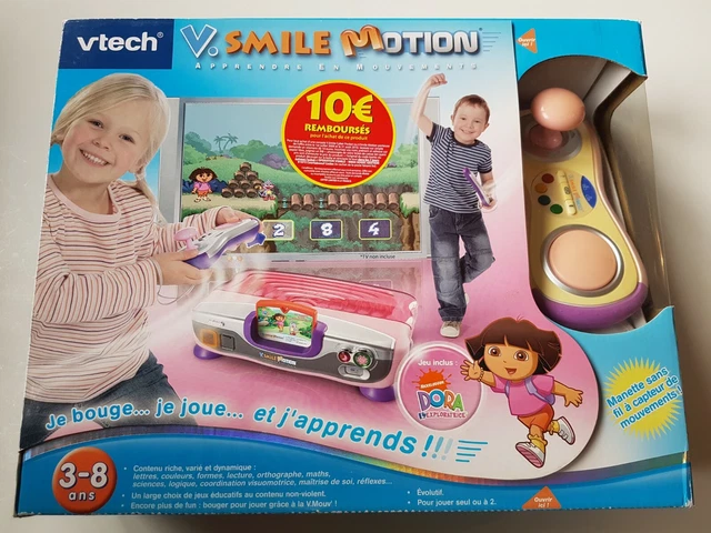 VTECH CONSOLE V Smile Motion + Dora L'Exploratrice VF Neuf EUR 89,99 ...