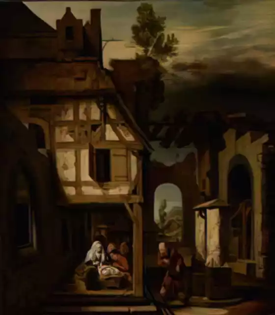 Nicolaes Maes photo A4 adoration of the shepherds 1660