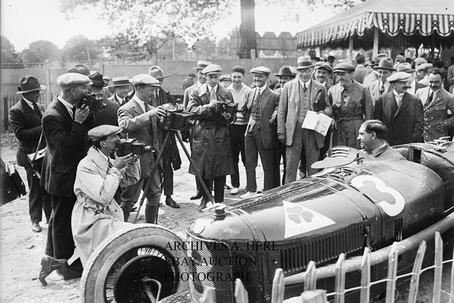 ALFA ROMEO FACTORY racer Campari 1925 French Grand Prix Montlhery photo ...