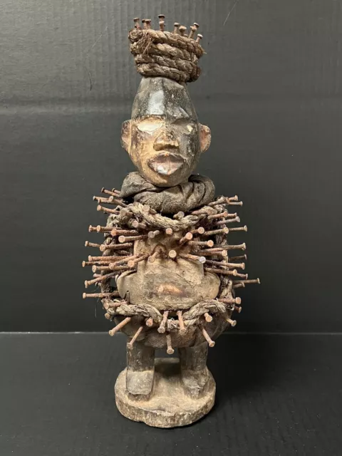 African Art Bacongo Fetish Statue