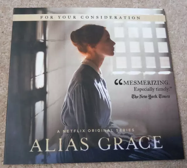 Alias Grace Emmy Fyc Dvd Set Entire Series Netflix Historical Drama Promo