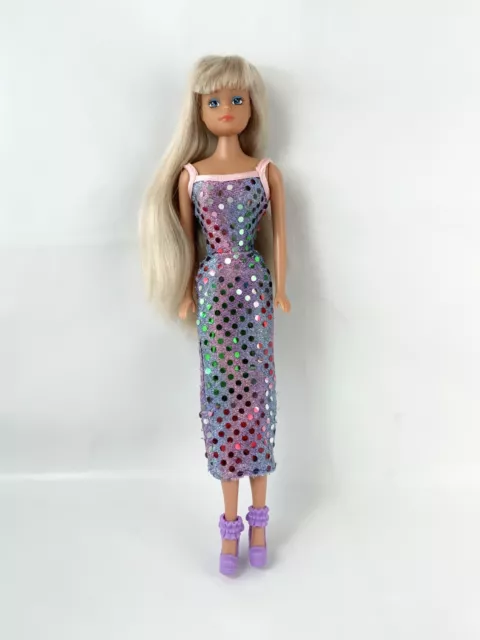 Simba Toys Barbie Style Doll Steffi Love Blonde Hair Blue Eyes W/ Dress & Shoes