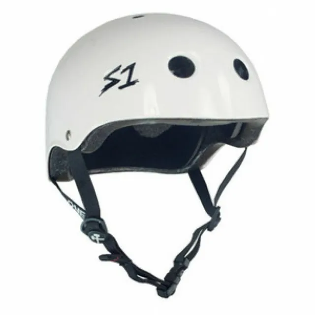 S1 S-One Lifer Helmet White Skate Skateboard Helmet Bicycle Certified