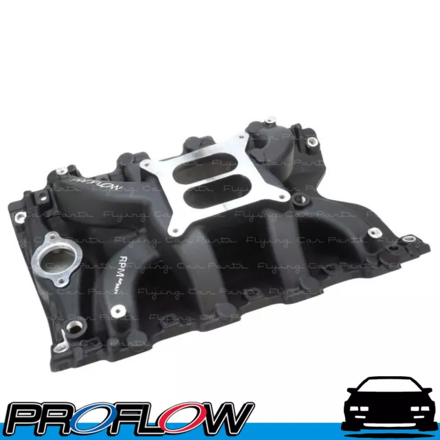 PROFLOW Intake Manifold 4-barrel Square Bore Holden V8 VN Heads 304 308 Black