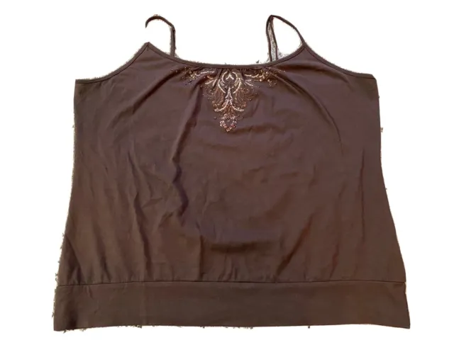 Women’s ana A New Approach Brown Cami - Size XL/XG