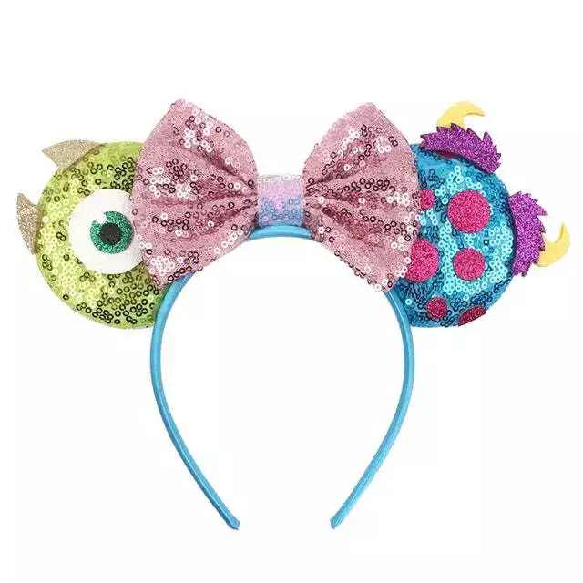 Handmade Monsters Inc Mouse Ears Headband Collection